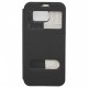 OEM Θήκη Βιβλίο Smart Magnet Με Παράθυρα Για Samsung Galaxy S6 Edge Μαύρο